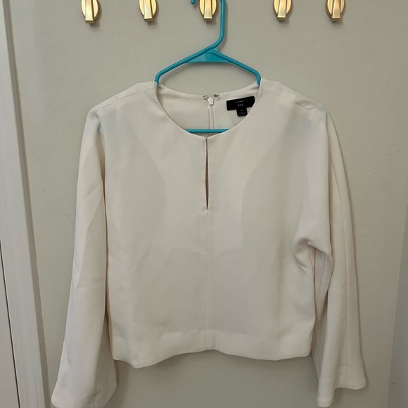 J. Crew Tops - NWOT J.Crew 365 Off-white Top, Sz 4